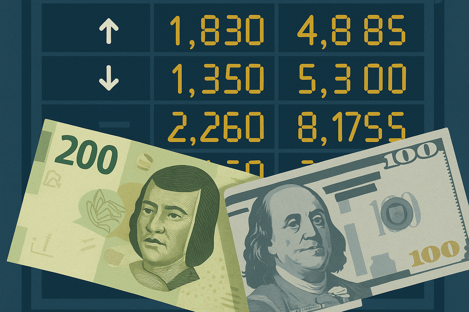 El peso mexicano cierra en 17.04 por dólar, su mejor nivel del año