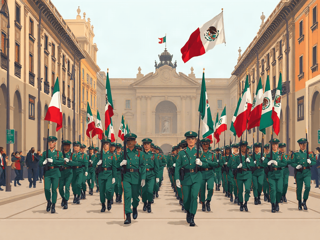 Sheinbaum encabeza el Desfile Militar del 216 aniversario de la Independencia entre tensiones comerciales con EU