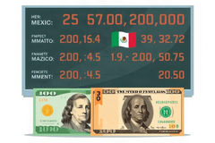 El peso mexicano corta una racha de cuatro días de pérdidas frente al dólar