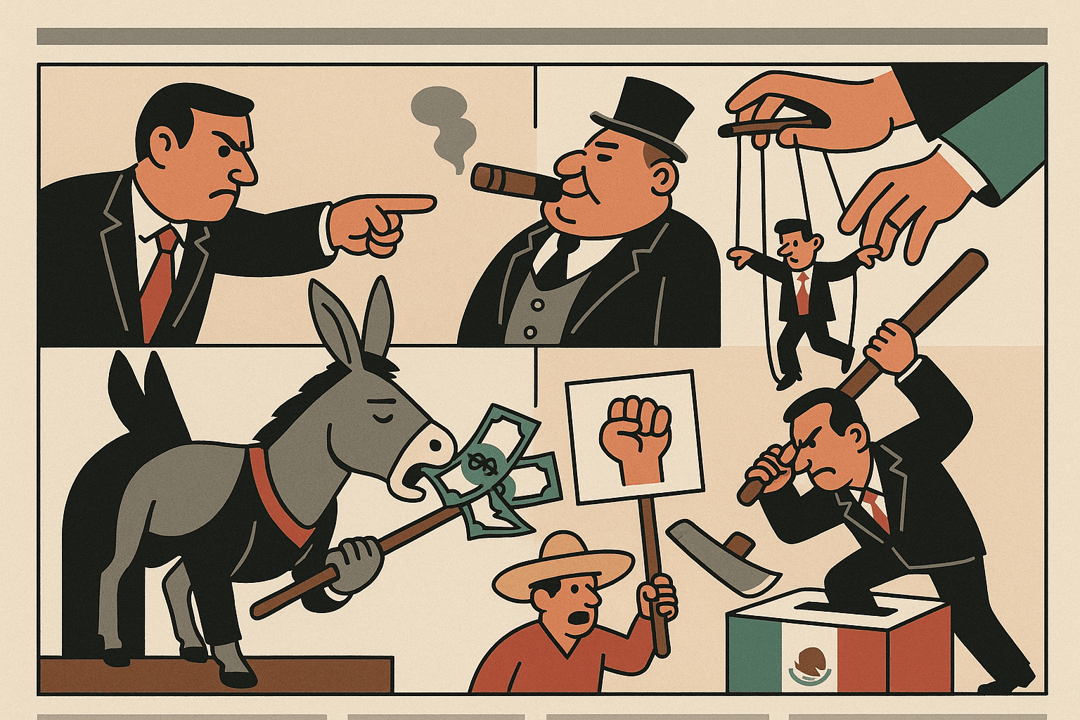 "Cartones Políticos": la trinchera gráfica con la que El Sol de México sostiene casi un siglo de sátira