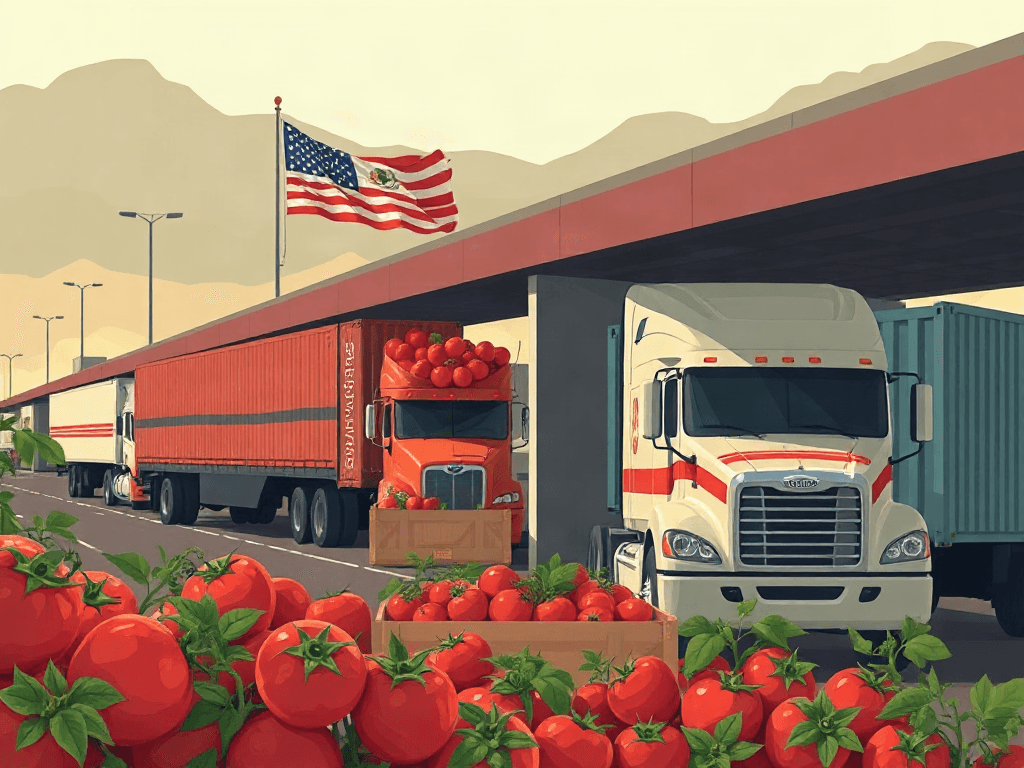 Trump dice que México solo ofrece "tamales picantes y tomates" al criticar déficit comercial de 195 mil mdd (imagen adicional)